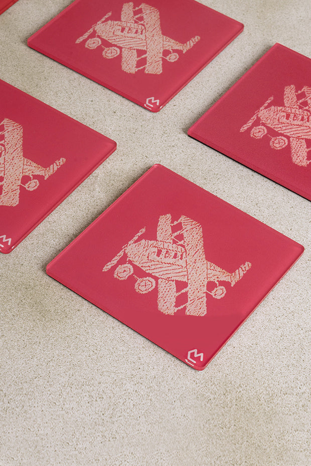 Brocade Sari Inspired Coaster