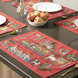Red Sawantwadi Table Mat