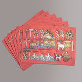 Red Sawantwadi Table Mat