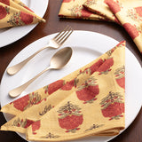 Jamawar Print Napkin (Set Of 6)