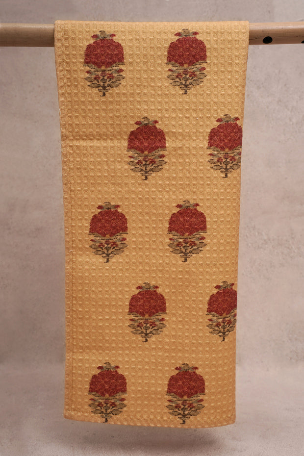 Jamawar Print Inspired Hand Towel