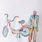 Man With Cycle Unisex T-Shirt