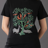 Chidiya Aur Hiran Unisex T-Shirt