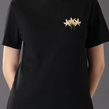 Black Flower Unisex T-Shirt