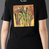 Black Flower Unisex T-Shirt