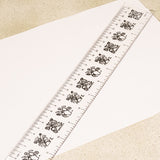 Jogen Flowers Acrylic Ruler