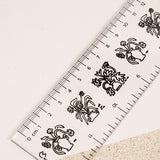 Jogen Flowers Acrylic Ruler
