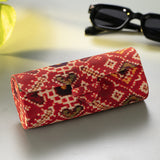 Ikat Print Spectacle Case