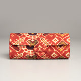 Ikat Print Spectacle Case