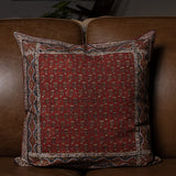 Dark Kalamkari Cushion Cover (Medium)