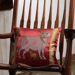 Brocade Inspired Cushion Cover