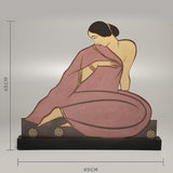 Lady In Pink Artboard Standee