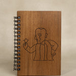 Arpita Singh Wooden Notebook Small