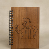 Arpita Singh Wooden Notebook Small