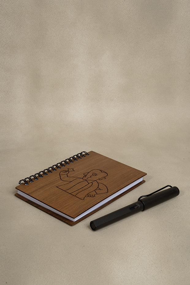 Arpita Singh Wooden Notebook Small
