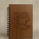 Jamini Roy Wooden Notebook Small