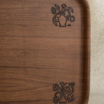 Jogen Flowers Wooden Tray