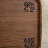 Jogen Flowers Wooden Tray