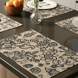 Jogen Black Table Mat