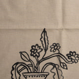 Jogen Vase Black Napkin (Set Of 6)