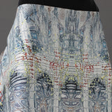 Vibrant Flowers Viscose Silk Stole (Medium)