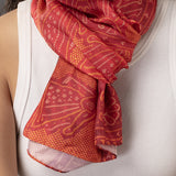 Bandhani Print Viscose Silk Stole (Medium)