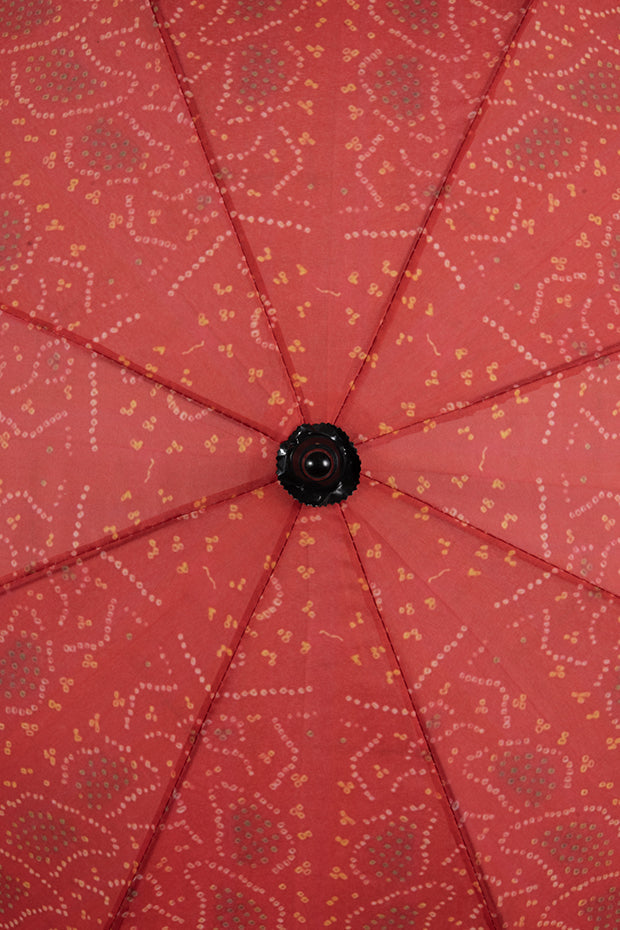 Bandhani Sari Straight Umbrella