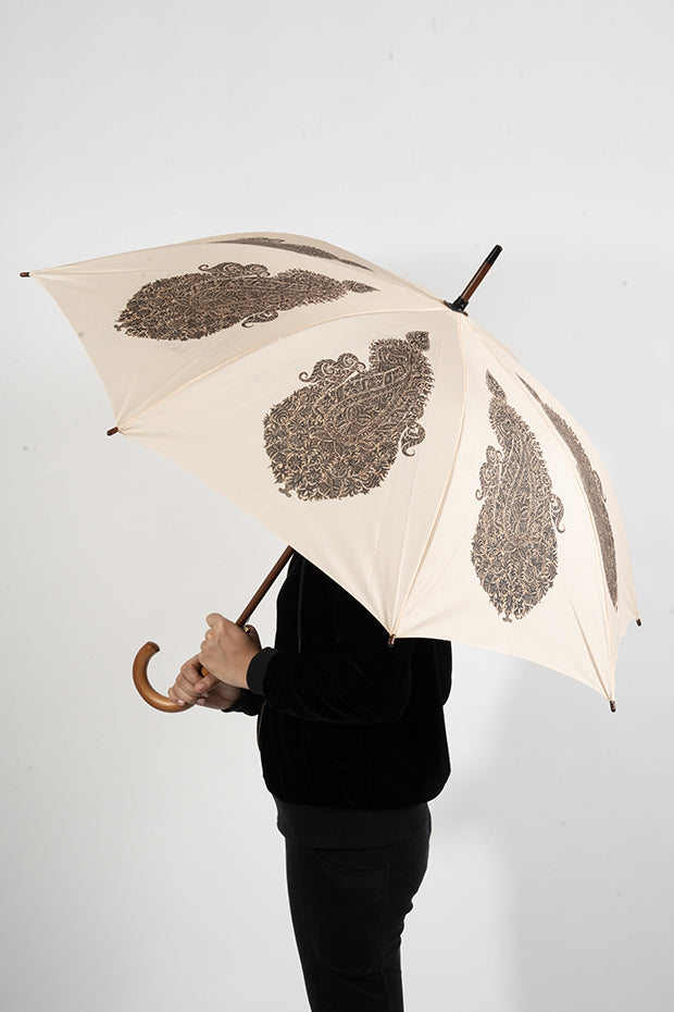 Kashmiri Print Straight Umbrella