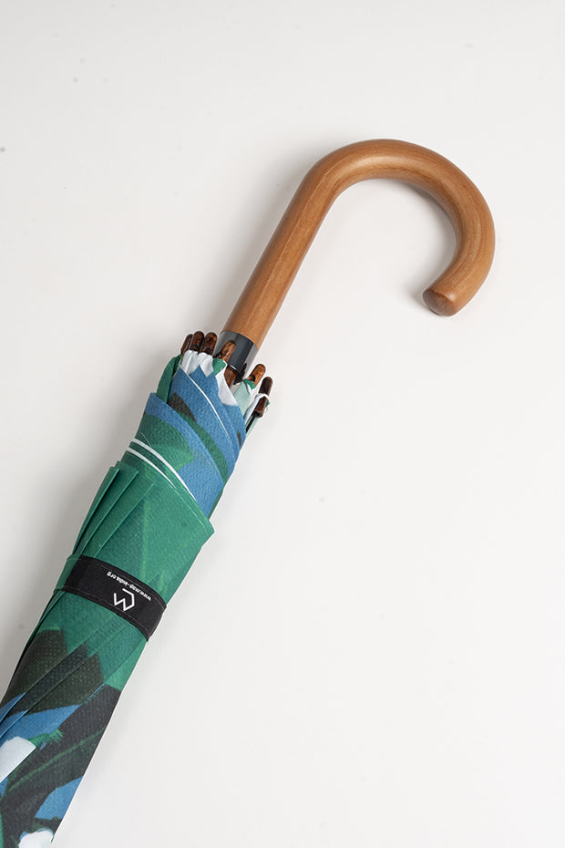 Frangipani Inspired Straight Umbrella