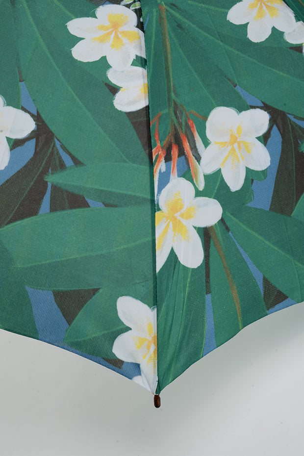 Frangipani Inspired Straight Umbrella