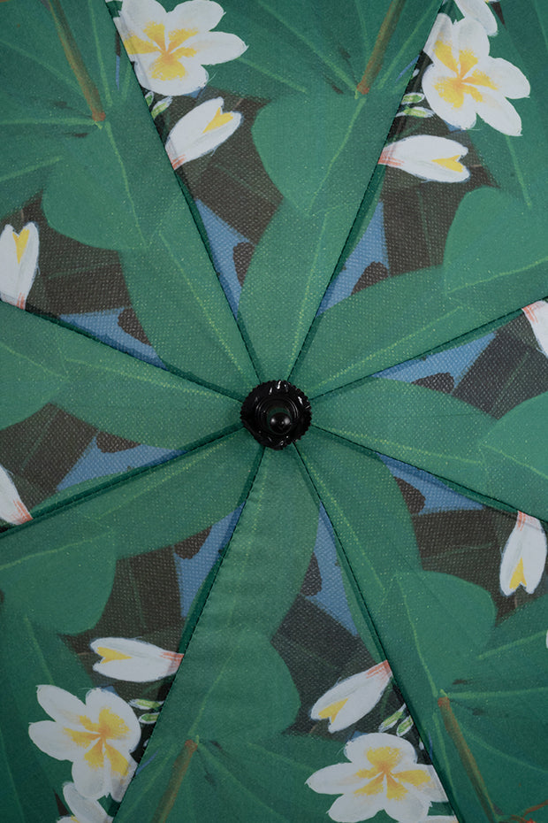 Frangipani Inspired Straight Umbrella