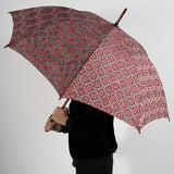Ceremonial Print Inspired Straight Umbrella