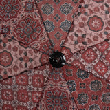 Ceremonial Print Inspired Straight Umbrella