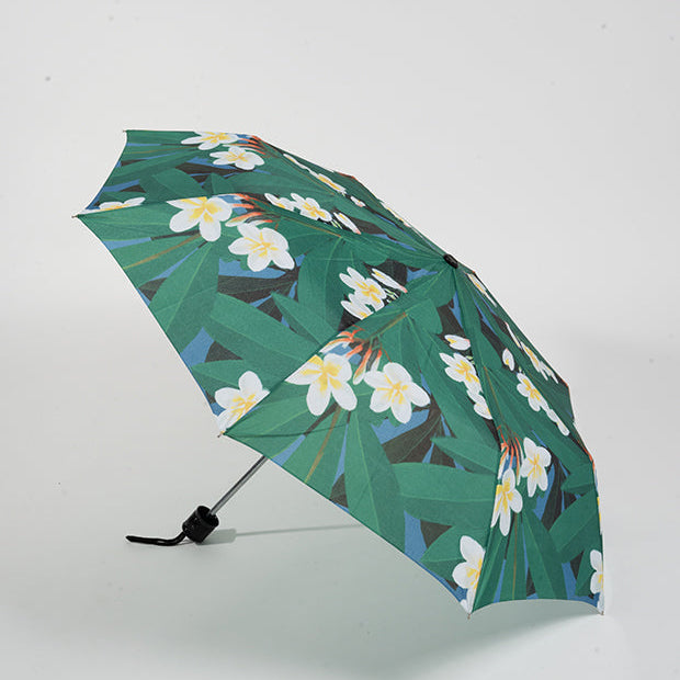Frangipani Inspired Foldable Umbrella