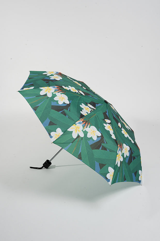 Frangipani Inspired Foldable Umbrella