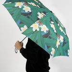 Frangipani Inspired Foldable Umbrella