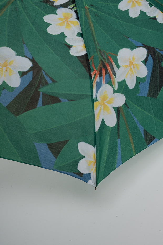 Frangipani Inspired Foldable Umbrella