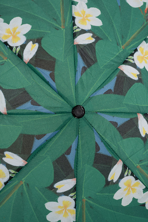 Frangipani Inspired Foldable Umbrella