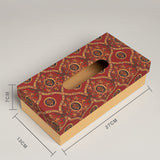 Red Pichwai Tissue Box