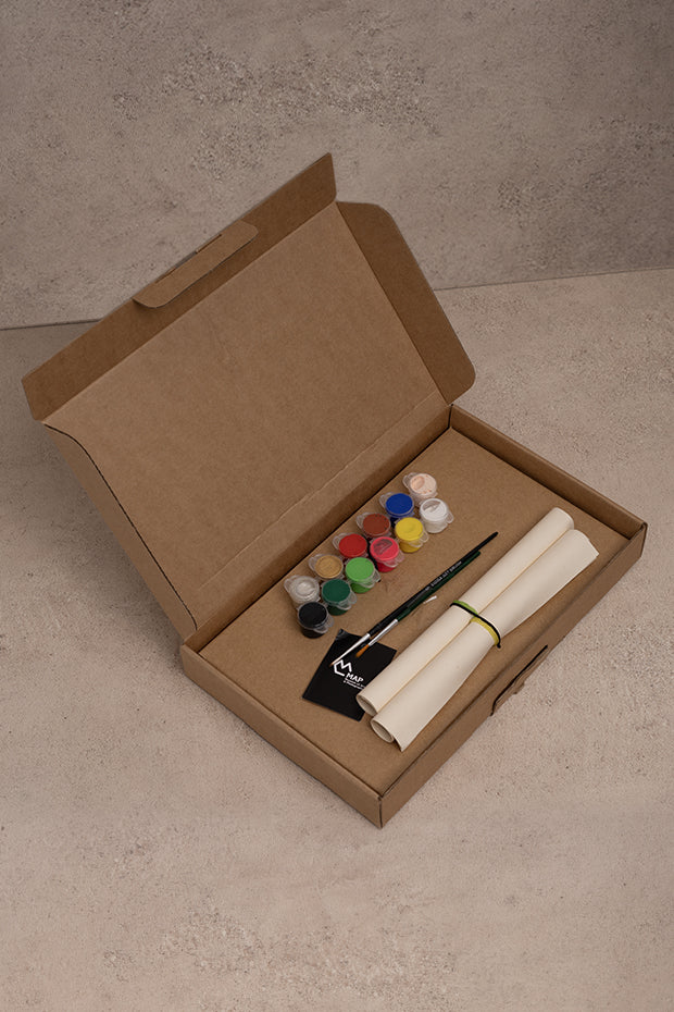 Gond Art Inspired DIY Colouring Kit