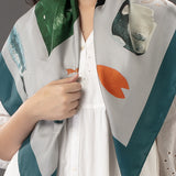 Chaitra Mood Square Silk Stole