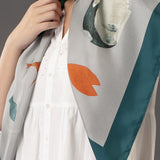 Chaitra Mood Square Silk Stole