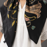 Jogen Flower Square Silk Stole