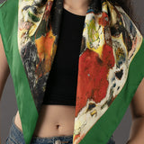 Arpita Landscape Square Silk Stole