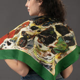 Arpita Landscape Square Silk Stole
