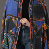 SH Raza Universe Square Silk Stole