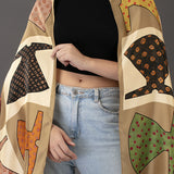 Bandhani Print Silk Stole