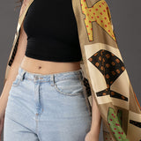Bandhani Print Silk Stole
