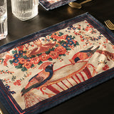 Pheasant Cotton Placemats (Set Of 2)