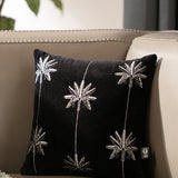 Silver Ashwin Velvet Cushion (Small)